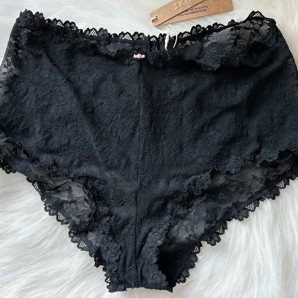 SKIMS Stretch Lace Boyshort L PN-BOY-9313